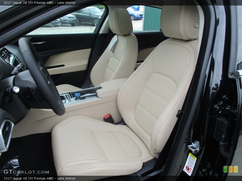 Latte Interior Photo for the 2017 Jaguar XE 35t Prestige AWD #115407642