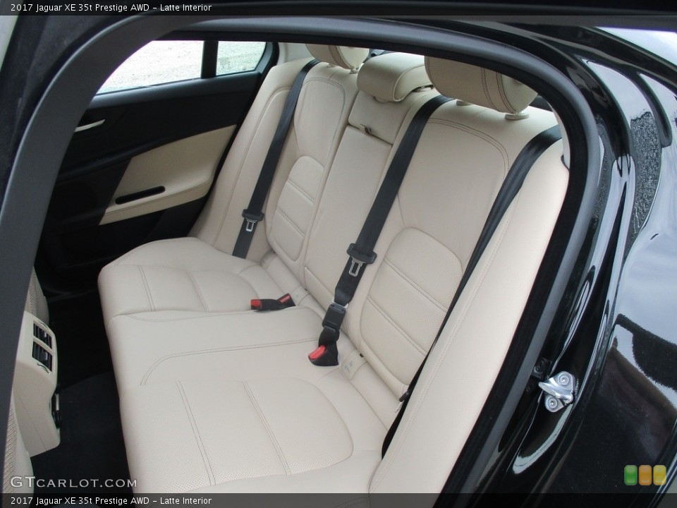 Latte Interior Rear Seat for the 2017 Jaguar XE 35t Prestige AWD #115407663