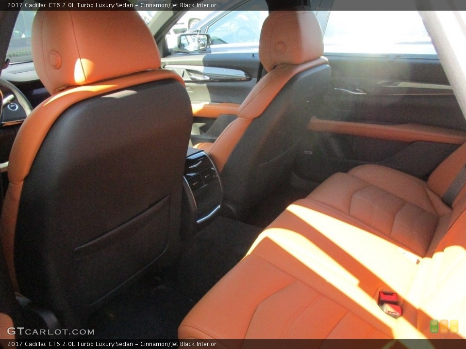 Cinnamon/Jet Black Interior Rear Seat for the 2017 Cadillac CT6 2.0L Turbo Luxury Sedan #115407936