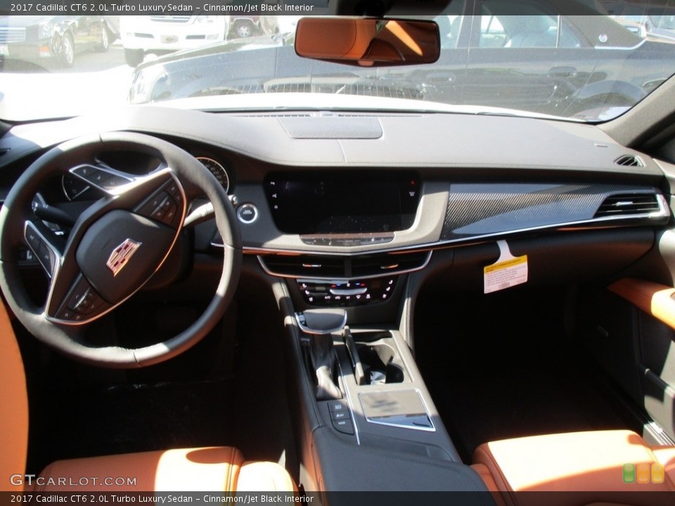 Cinnamon/Jet Black Interior Dashboard for the 2017 Cadillac CT6 2.0L Turbo Luxury Sedan #115407957