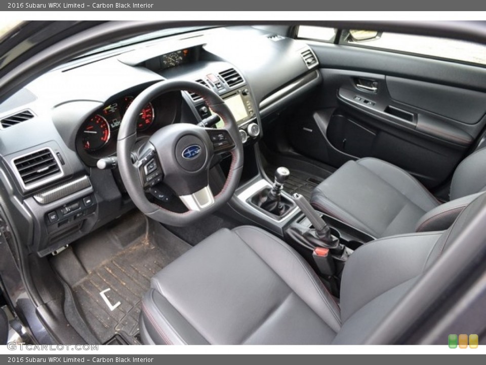 Carbon Black Interior Photo for the 2016 Subaru WRX Limited #115410420