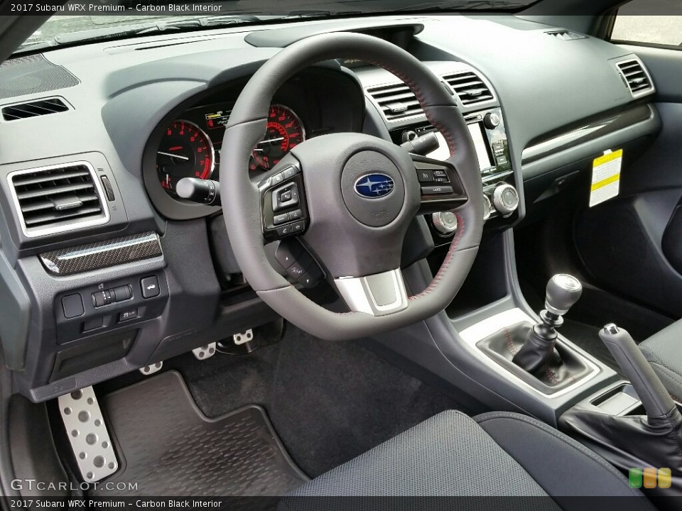 Carbon Black Interior Photo for the 2017 Subaru WRX Premium #115417578