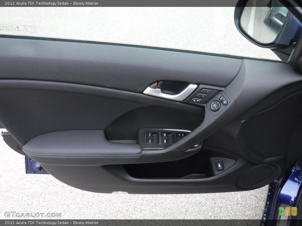 Ebony Interior Door Panel for the 2012 Acura TSX Technology Sedan #115424298