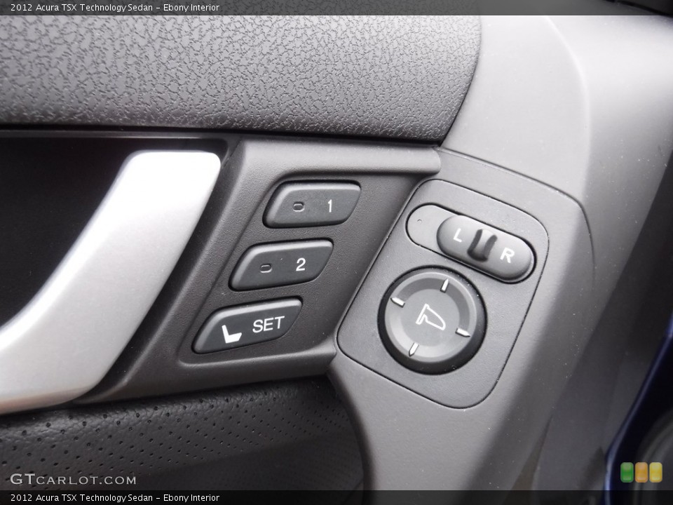 Ebony Interior Controls for the 2012 Acura TSX Technology Sedan #115424325