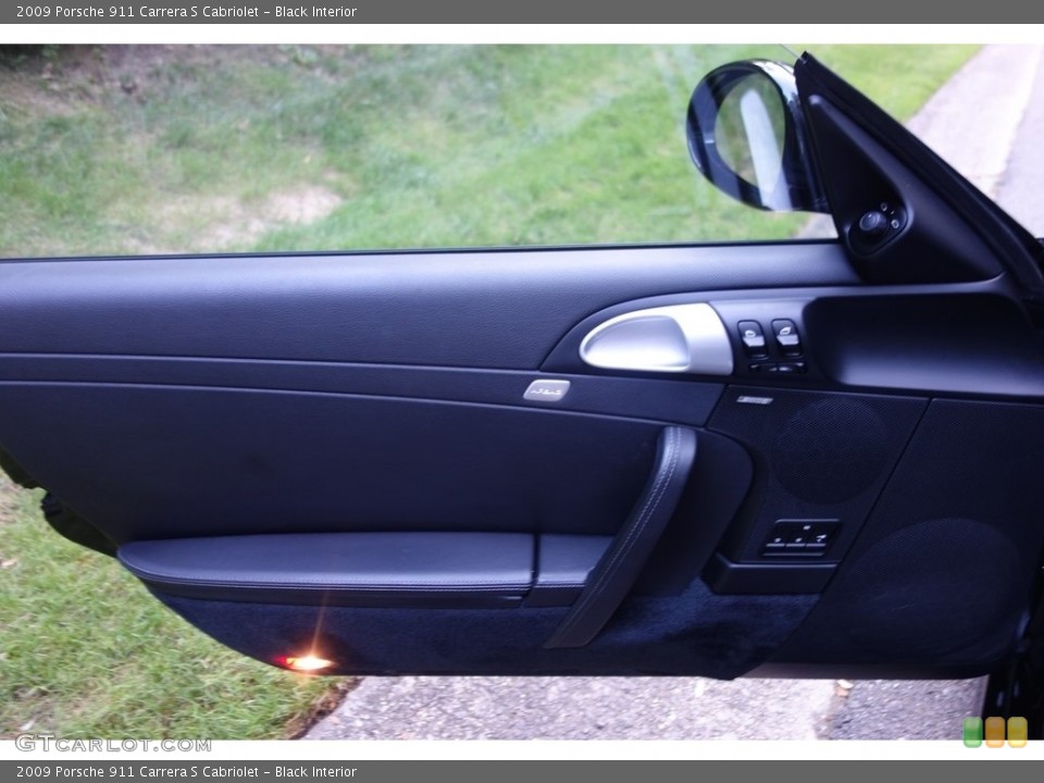 Black Interior Door Panel for the 2009 Porsche 911 Carrera S Cabriolet #115424763