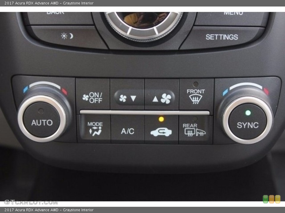 Graystone Interior Controls for the 2017 Acura RDX Advance AWD #115435518