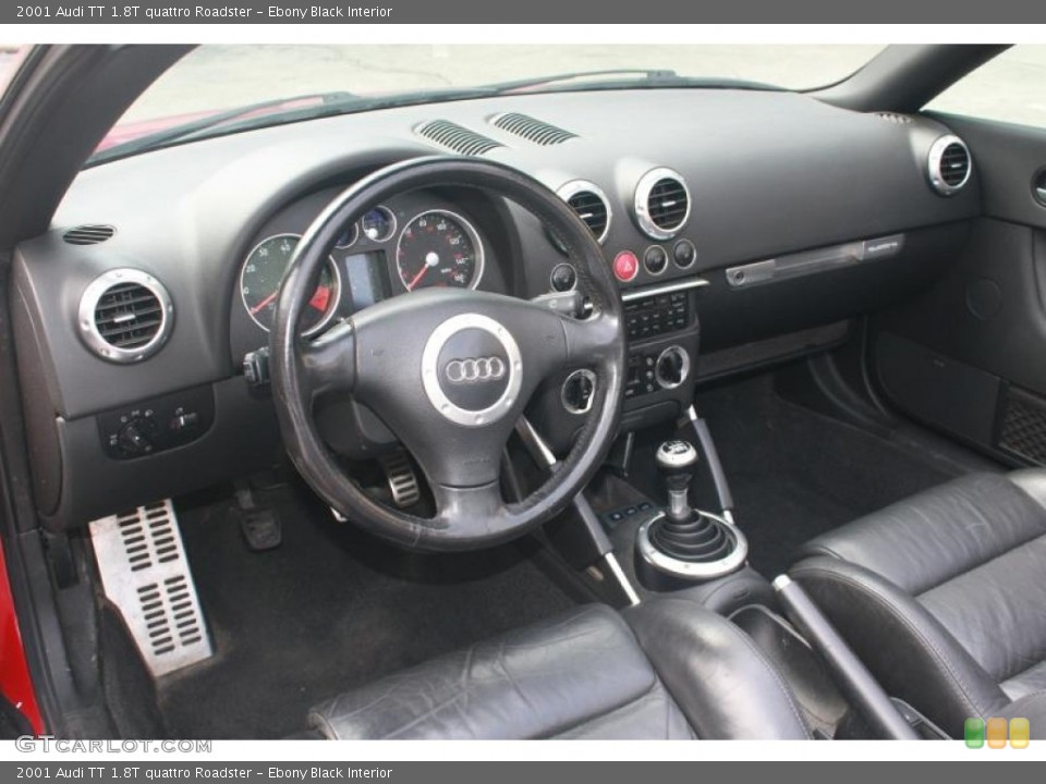 Ebony Black Interior Photo for the 2001 Audi TT 1.8T quattro Roadster #115436658
