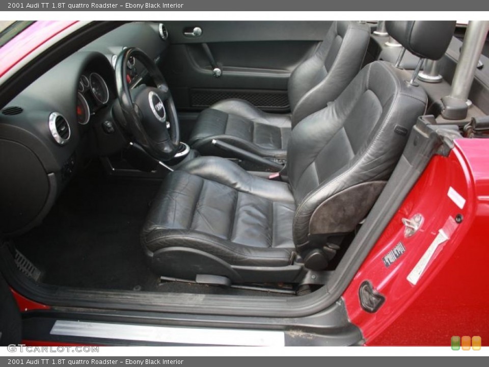 Ebony Black Interior Front Seat for the 2001 Audi TT 1.8T quattro Roadster #115436700