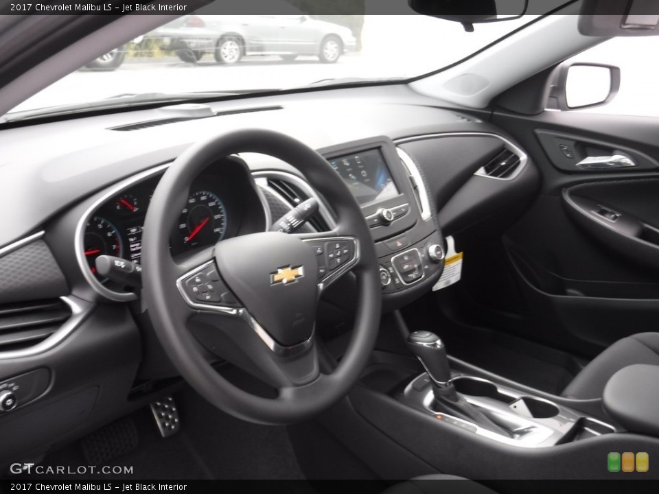 Jet Black Interior Dashboard for the 2017 Chevrolet Malibu LS #115436898