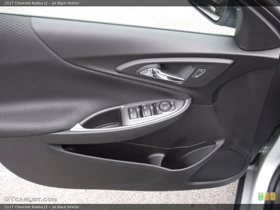 Jet Black Interior Door Panel for the 2017 Chevrolet Malibu LS #115436928