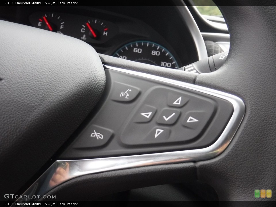 Jet Black Interior Controls for the 2017 Chevrolet Malibu LS #115437096