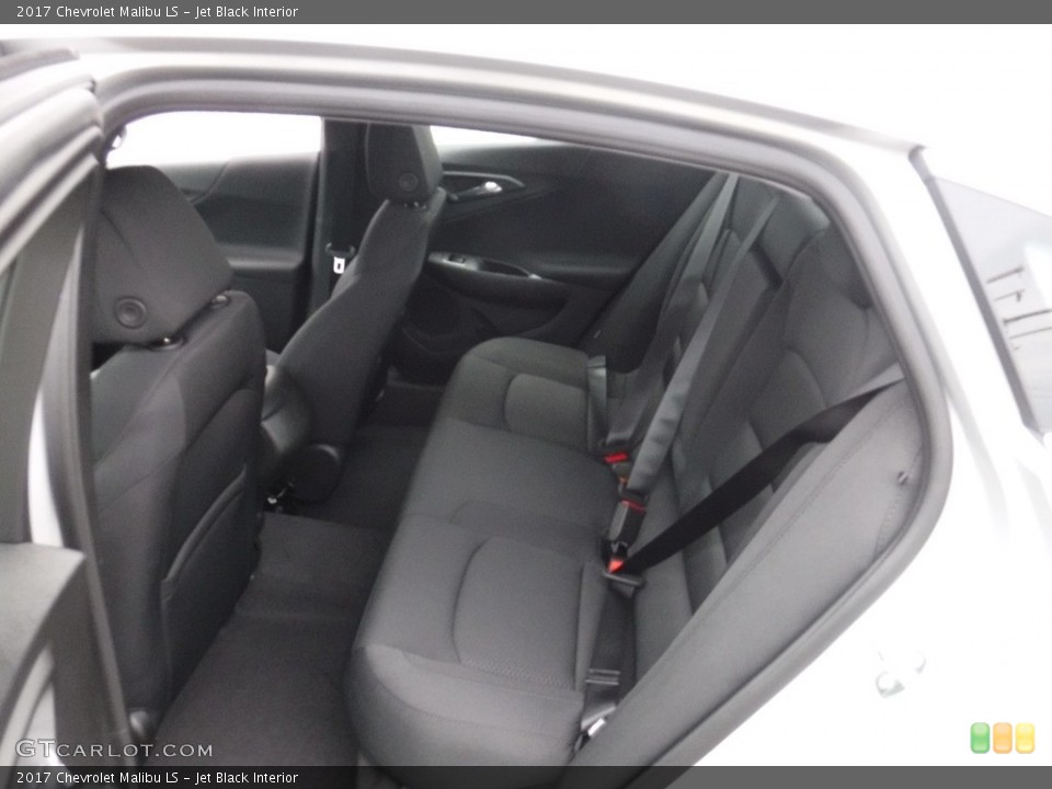 Jet Black Interior Rear Seat for the 2017 Chevrolet Malibu LS #115437117