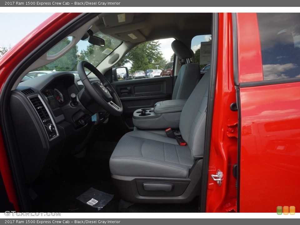 Black/Diesel Gray Interior Photo for the 2017 Ram 1500 Express Crew Cab #115442439