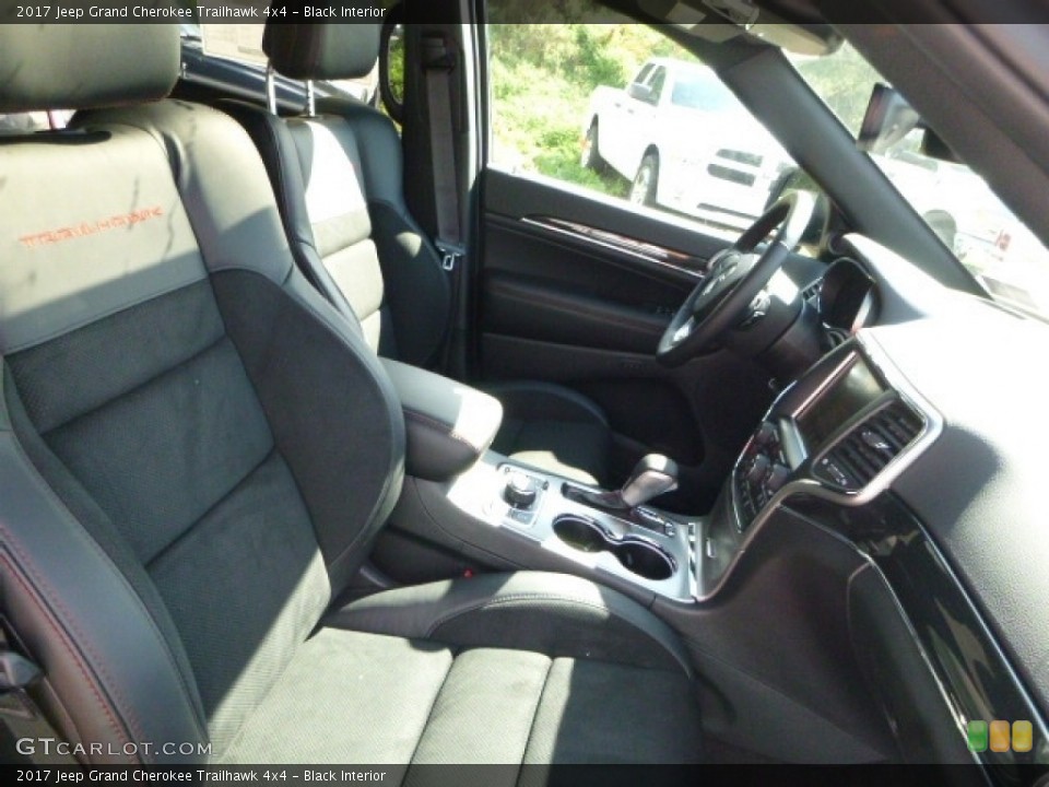Black Interior Front Seat for the 2017 Jeep Grand Cherokee Trailhawk 4x4 #115443471