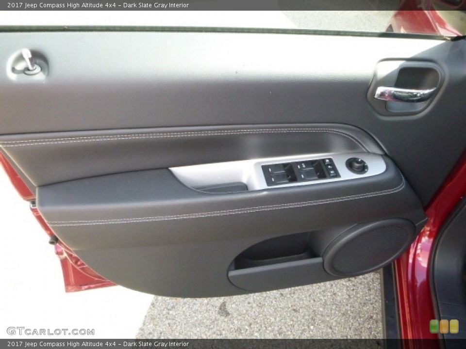 Dark Slate Gray Interior Door Panel for the 2017 Jeep Compass High Altitude 4x4 #115443924