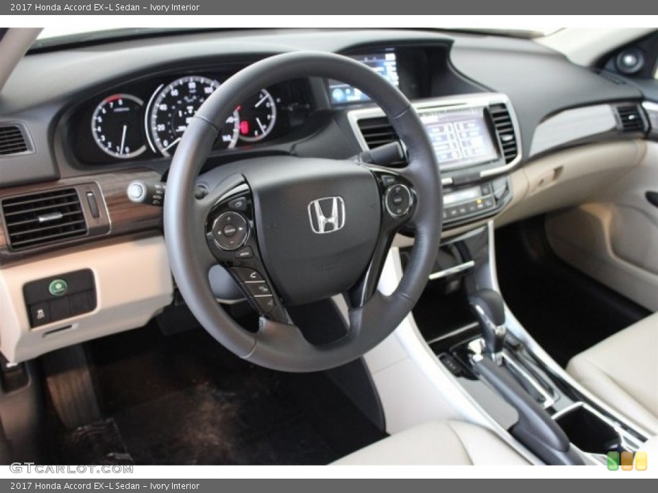 Ivory Interior Dashboard for the 2017 Honda Accord EX-L Sedan #115445826