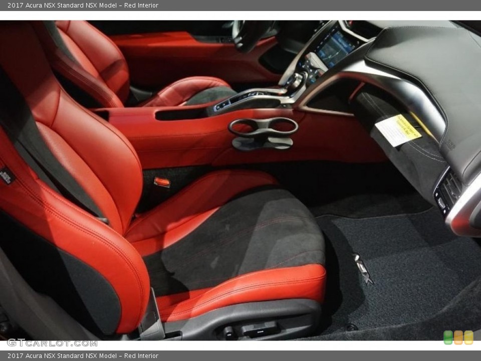Red Interior Front Seat for the 2017 Acura NSX  #115446153