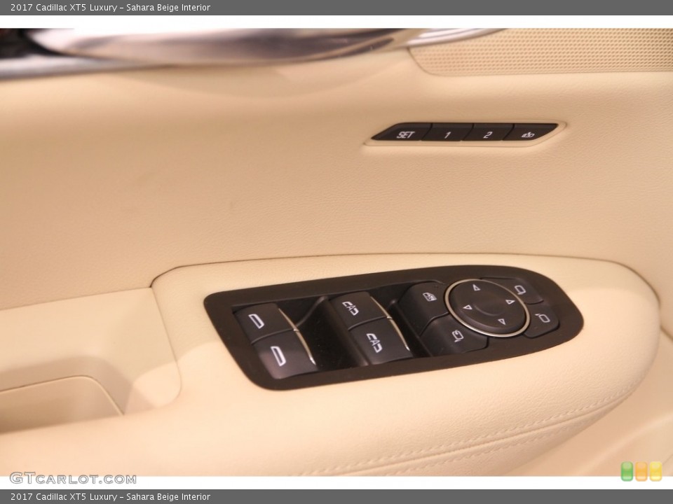 Sahara Beige Interior Controls for the 2017 Cadillac XT5 Luxury #115450598