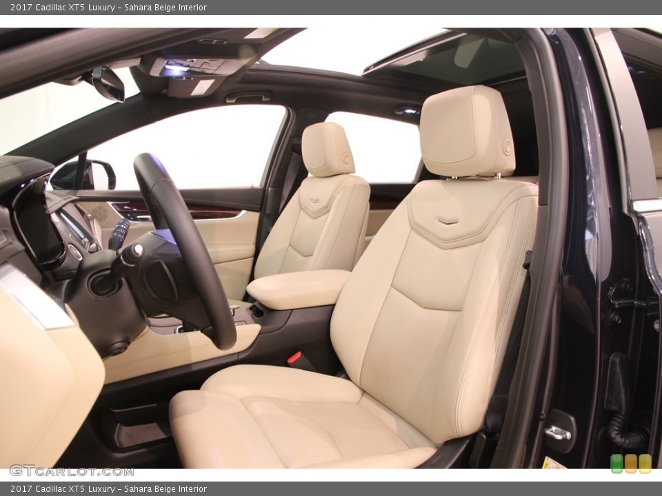 Sahara Beige Interior Front Seat for the 2017 Cadillac XT5 Luxury #115450619