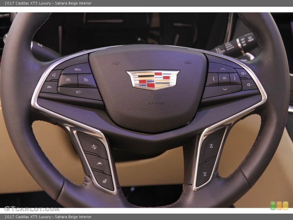 Sahara Beige Interior Controls for the 2017 Cadillac XT5 Luxury #115450661