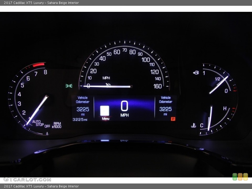 Sahara Beige Interior Gauges for the 2017 Cadillac XT5 Luxury #115450679