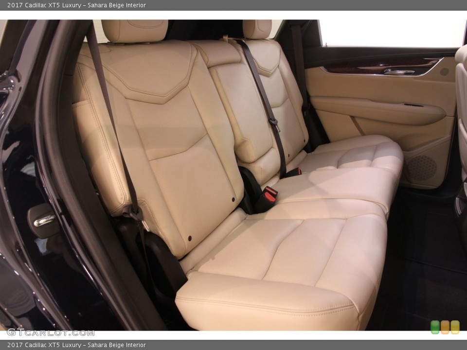 Sahara Beige Interior Rear Seat for the 2017 Cadillac XT5 Luxury #115450955