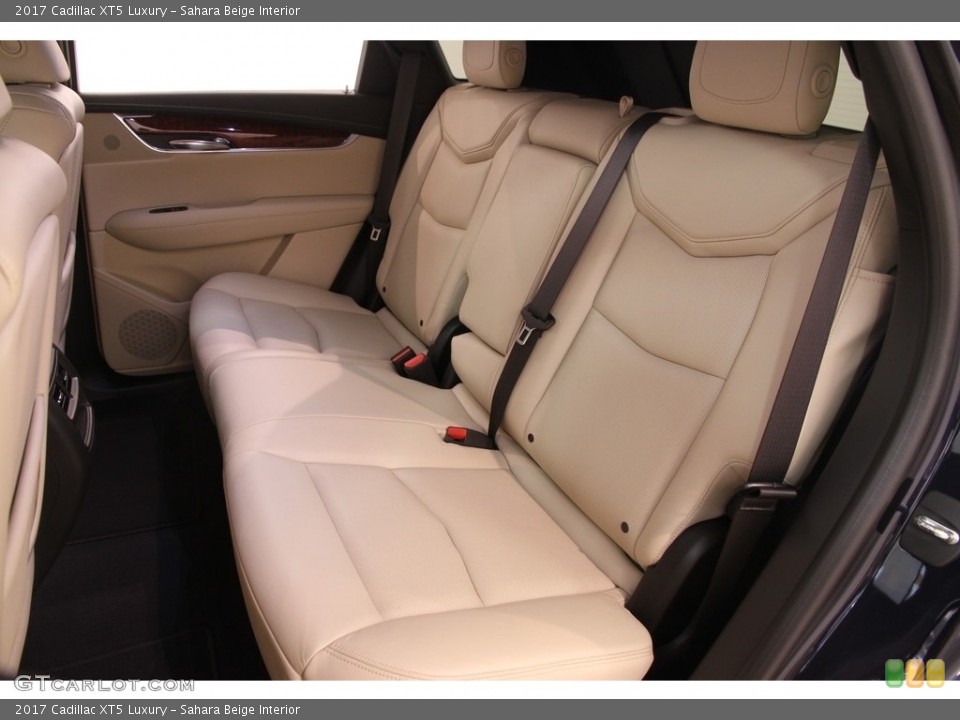 Sahara Beige Interior Rear Seat for the 2017 Cadillac XT5 Luxury #115451027
