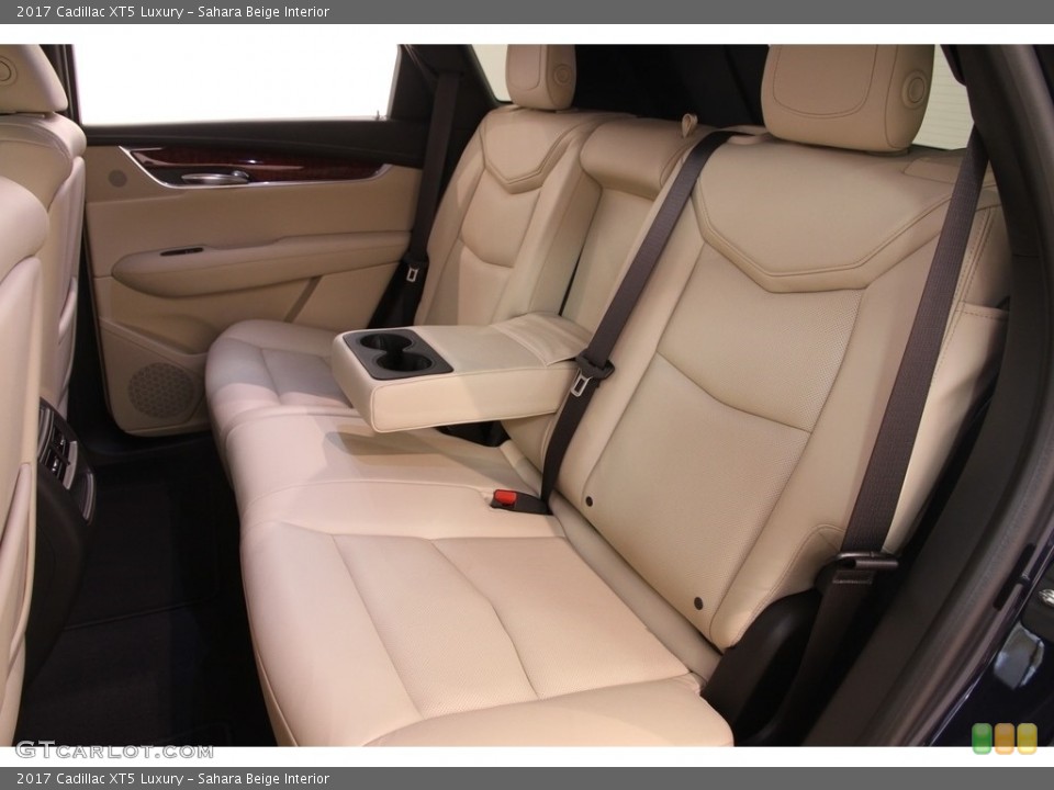 Sahara Beige Interior Rear Seat for the 2017 Cadillac XT5 Luxury #115451045