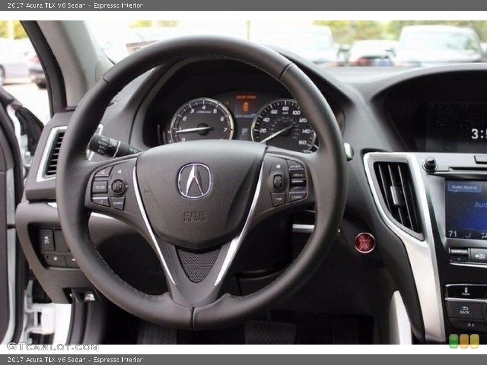 Espresso Interior Steering Wheel for the 2017 Acura TLX V6 Sedan #115452347