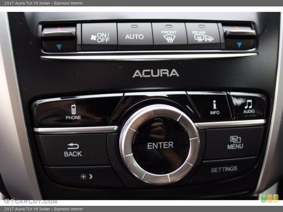 Espresso Interior Controls for the 2017 Acura TLX V6 Sedan #115452406