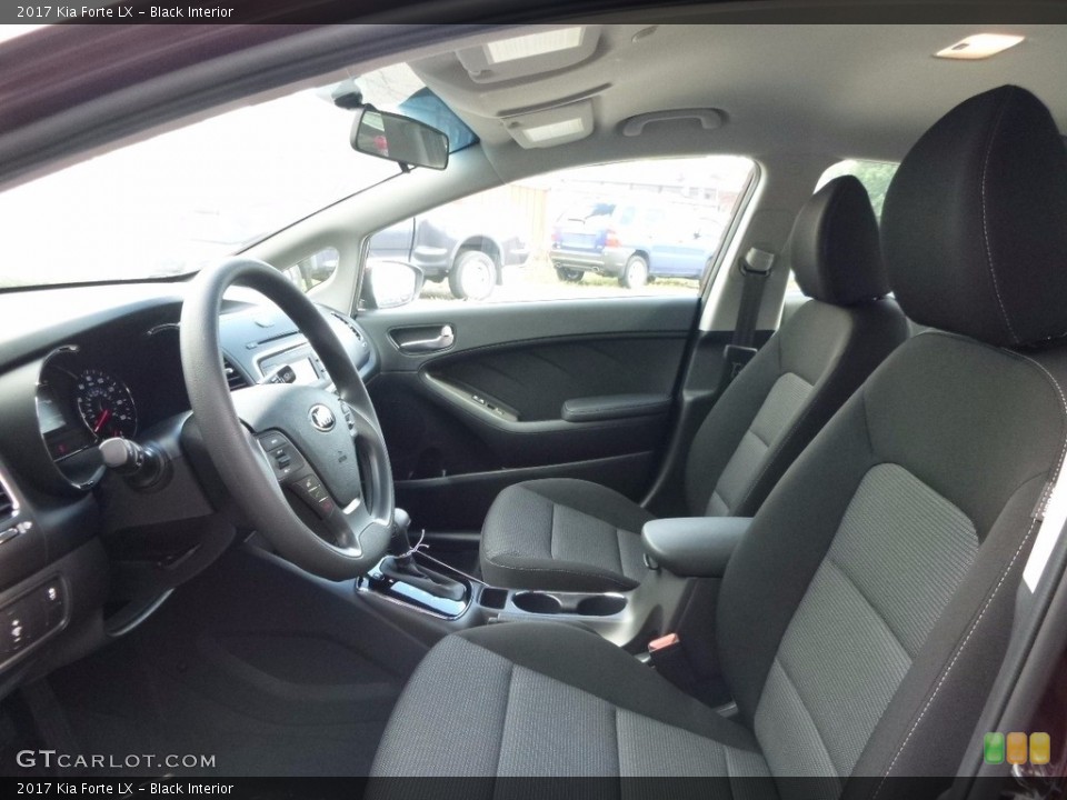 Black Interior Front Seat for the 2017 Kia Forte LX #115452938