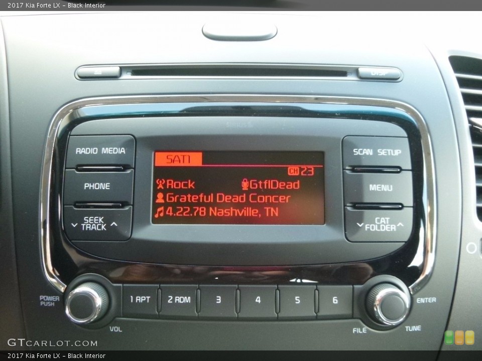 Black Interior Controls for the 2017 Kia Forte LX #115453082