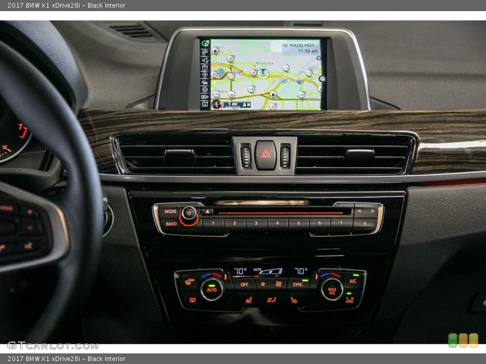 Black Interior Dashboard for the 2017 BMW X1 xDrive28i #115454336