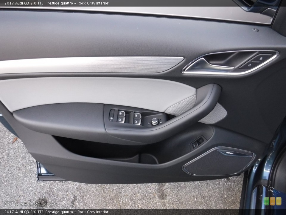 Rock Gray Interior Door Panel for the 2017 Audi Q3 2.0 TFSI Prestige quattro #115460782