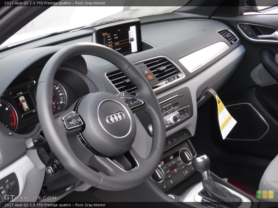 Rock Gray Interior Dashboard for the 2017 Audi Q3 2.0 TFSI Prestige quattro #115460829