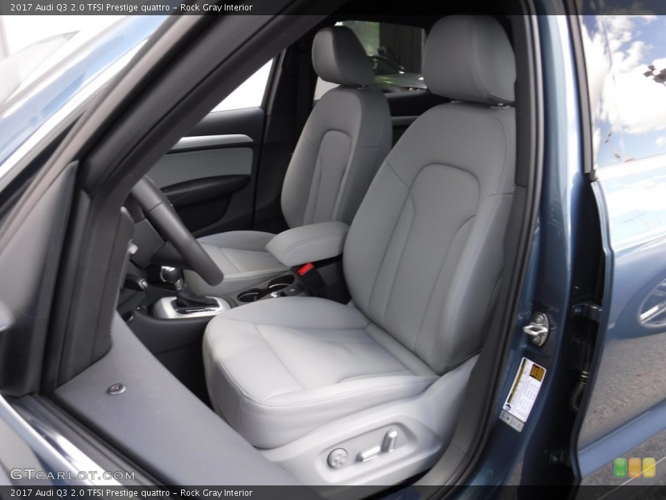 Rock Gray Interior Front Seat for the 2017 Audi Q3 2.0 TFSI Prestige quattro #115460853