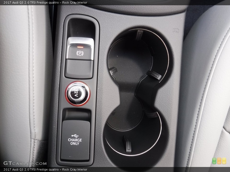 Rock Gray Interior Controls for the 2017 Audi Q3 2.0 TFSI Prestige quattro #115460997