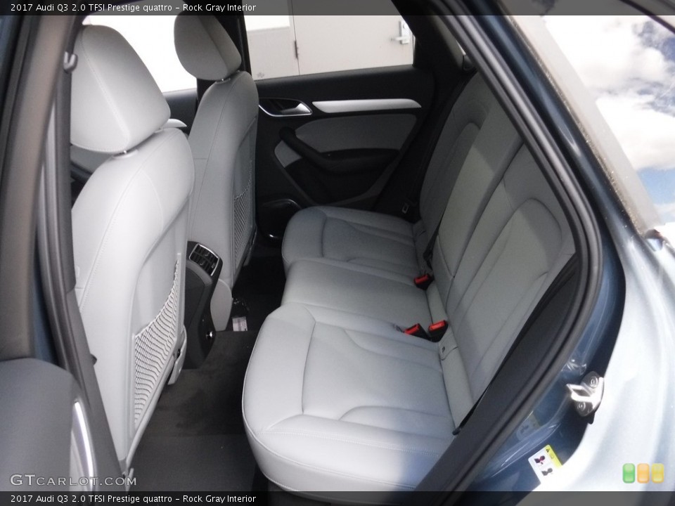 Rock Gray Interior Rear Seat for the 2017 Audi Q3 2.0 TFSI Prestige quattro #115461084
