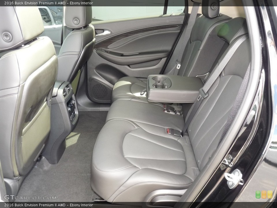 Ebony Interior Rear Seat for the 2016 Buick Envision Premium II AWD #115468122
