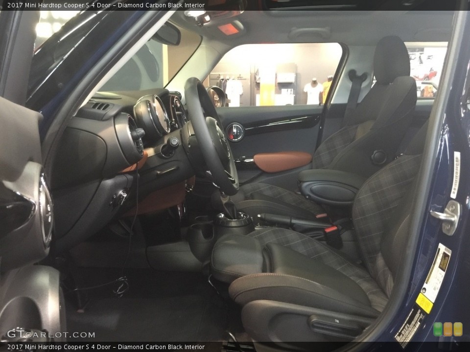 Diamond Carbon Black Interior Front Seat for the 2017 Mini Hardtop Cooper S 4 Door #115468821