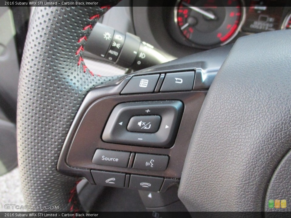 Carbon Black Interior Controls for the 2016 Subaru WRX STI Limited #115470735