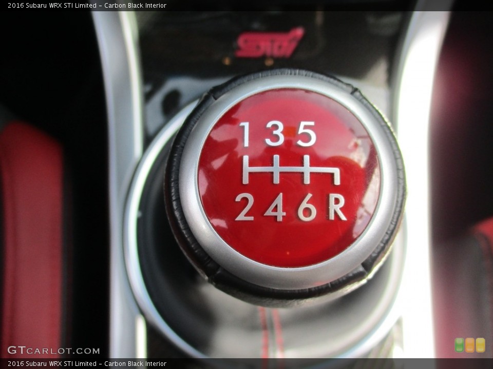 Carbon Black Interior Transmission for the 2016 Subaru WRX STI Limited #115471077
