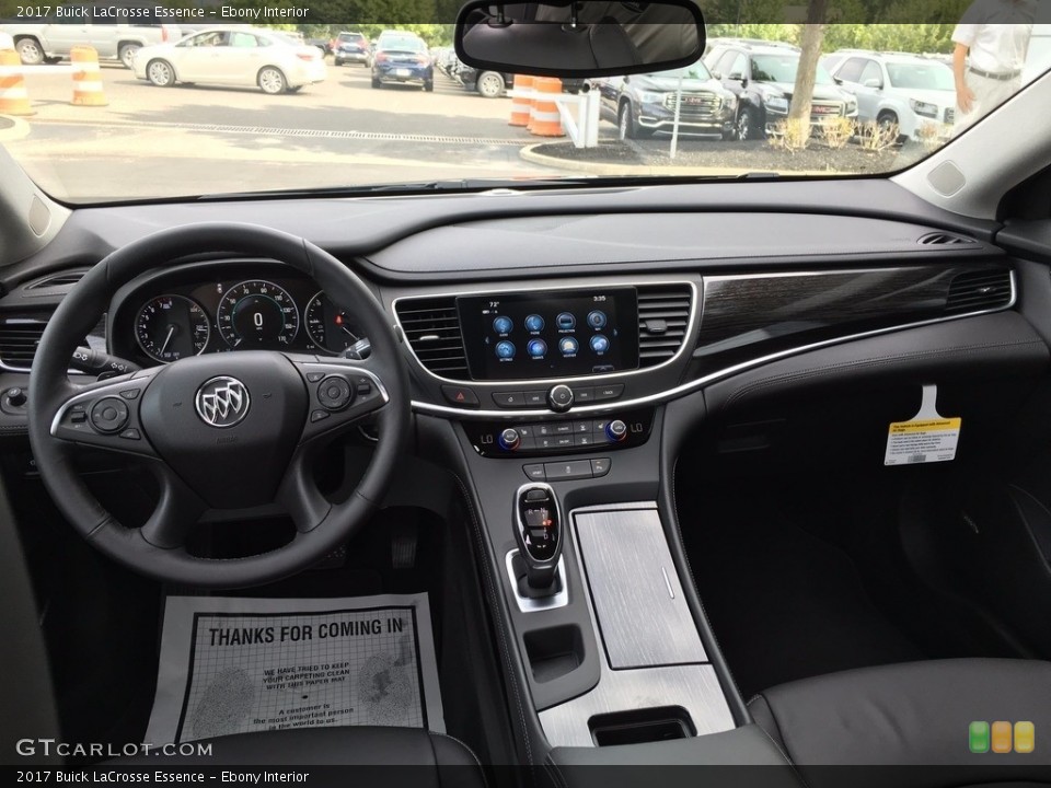 Ebony Interior Photo for the 2017 Buick LaCrosse Essence #115475448