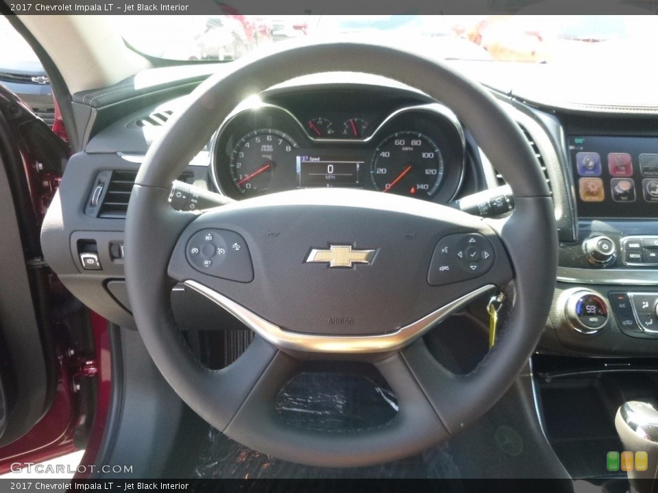 Jet Black Interior Steering Wheel for the 2017 Chevrolet Impala LT #115478550