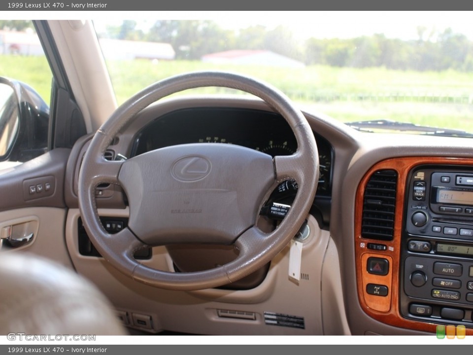Ivory Interior Steering Wheel for the 1999 Lexus LX 470 #115479855