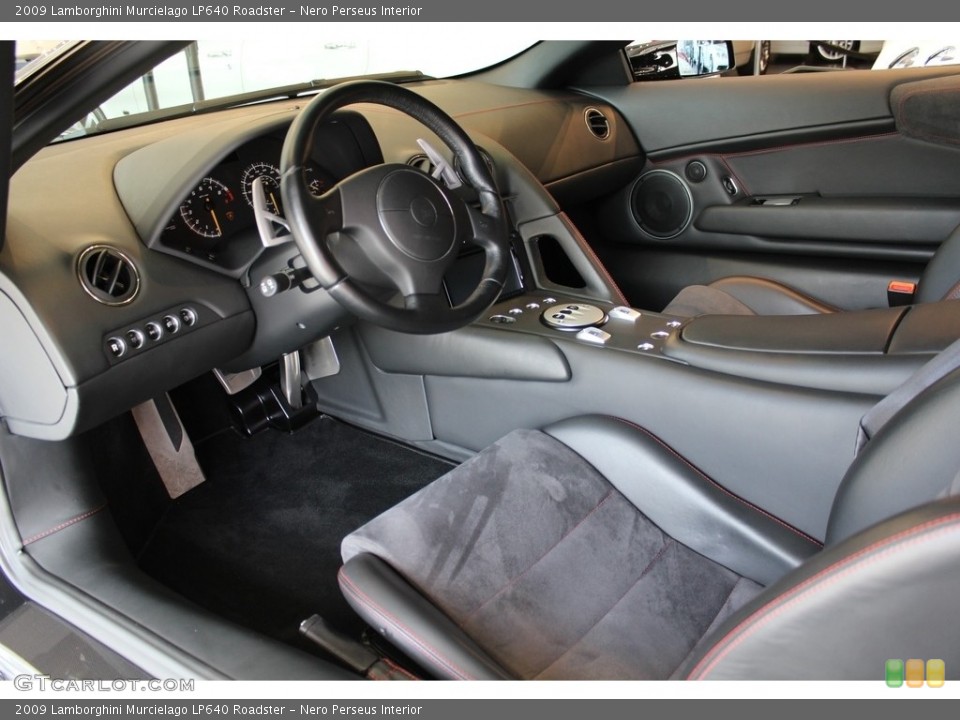 Nero Perseus Interior Prime Interior for the 2009 Lamborghini Murcielago LP640 Roadster #115485802