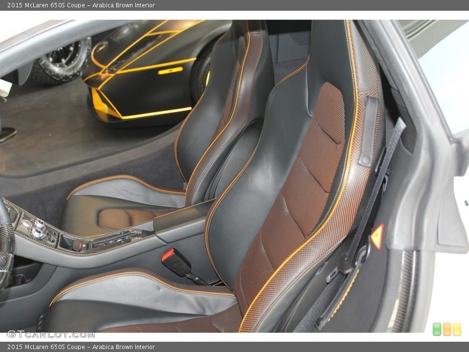 Arabica Brown Interior Front Seat for the 2015 McLaren 650S Coupe #115487584