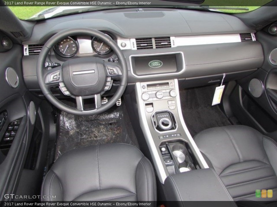 Ebony/Ebony Interior Dashboard for the 2017 Land Rover Range Rover Evoque Convertible HSE Dynamic #115489930