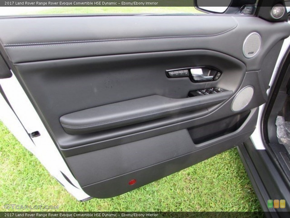 Ebony/Ebony Interior Door Panel for the 2017 Land Rover Range Rover Evoque Convertible HSE Dynamic #115490167