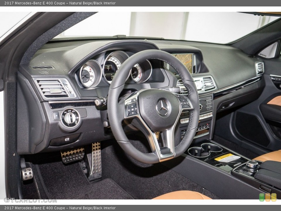 Natural Beige/Black Interior Dashboard for the 2017 Mercedes-Benz E 400 Coupe #115493764
